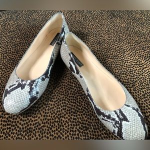 Gorgeous Python print Marina Rinaldi flats!